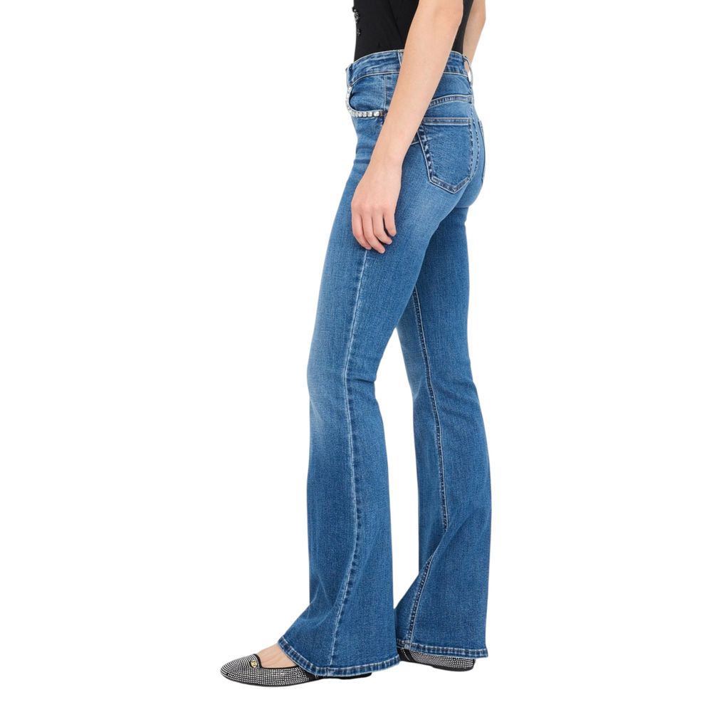 Jeans Liu Jo in cotone blu a zampa