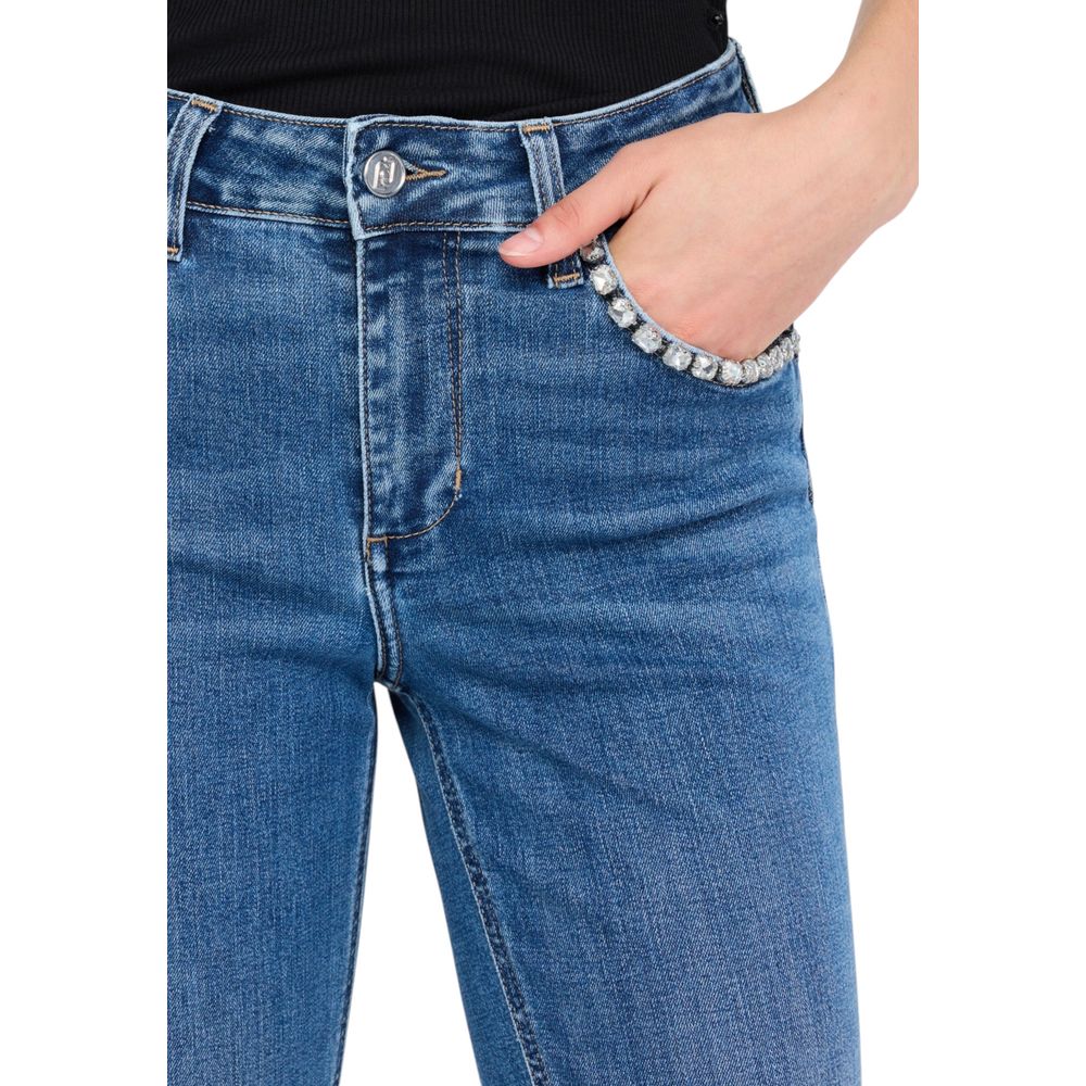 Jeans Liu Jo in cotone blu a zampa