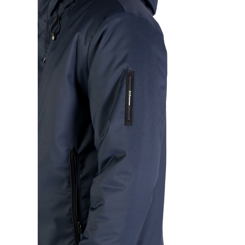 EA7 Emporio Armani Poliestere Blu Falso