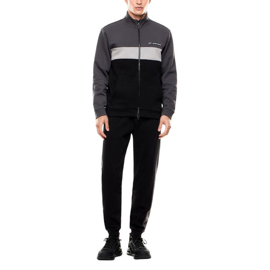 Survêtement en Coton Noir EA7 Emporio Armani