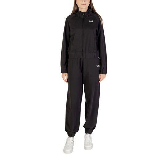 Survêtement EA7 Emporio Armani en coton noir