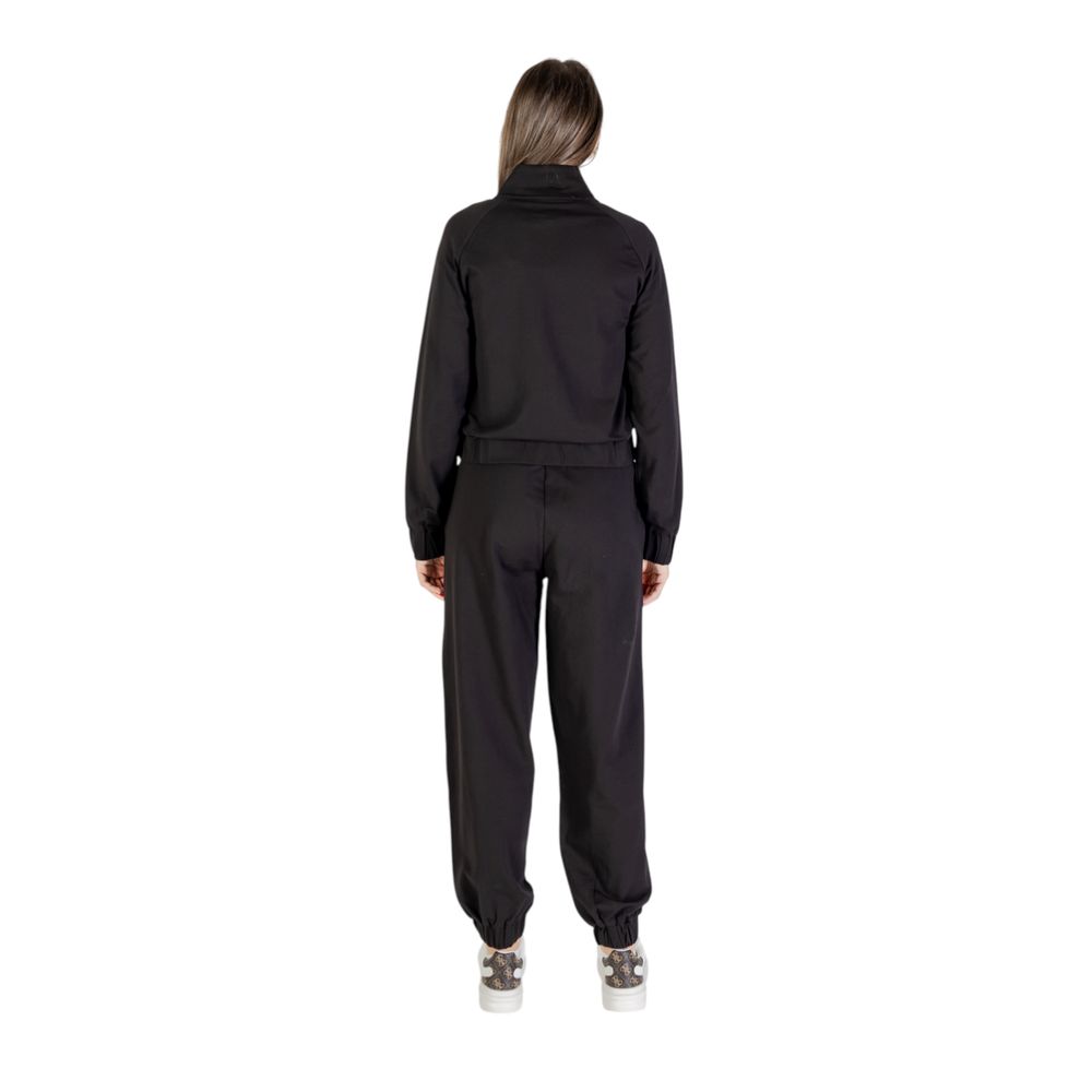 Tuta EA7 Emporio Armani in cotone nera