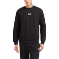 EA7 Emporio Armani Felpa in cotone Nera