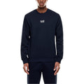 Felpa EA7 Emporio Armani in cotone blu