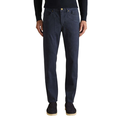 Jeans slim en coton bleu Jeckerson