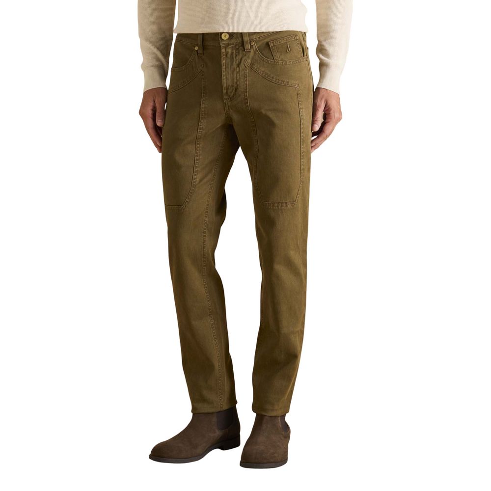 Jeans Skinny Jeckerson Marroni in Cotone