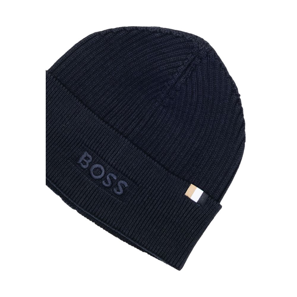 Cappellino in cotone blu Hugo Boss (Cappello da baseball)