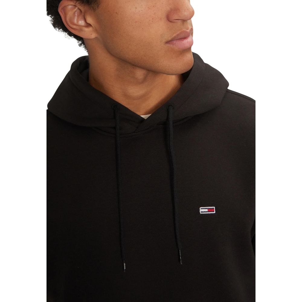 Felpa Tommy Hilfiger Jeans in Cotone Nero