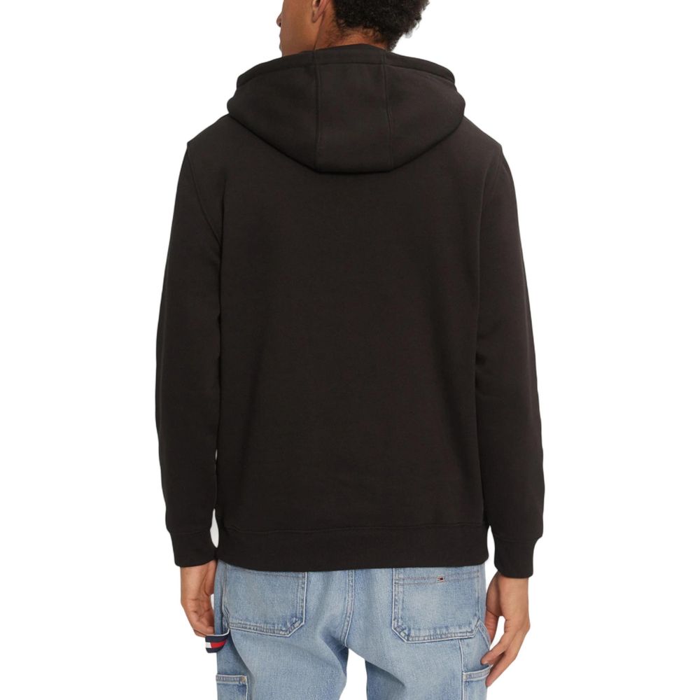 Felpa Tommy Hilfiger Jeans in Cotone Nero