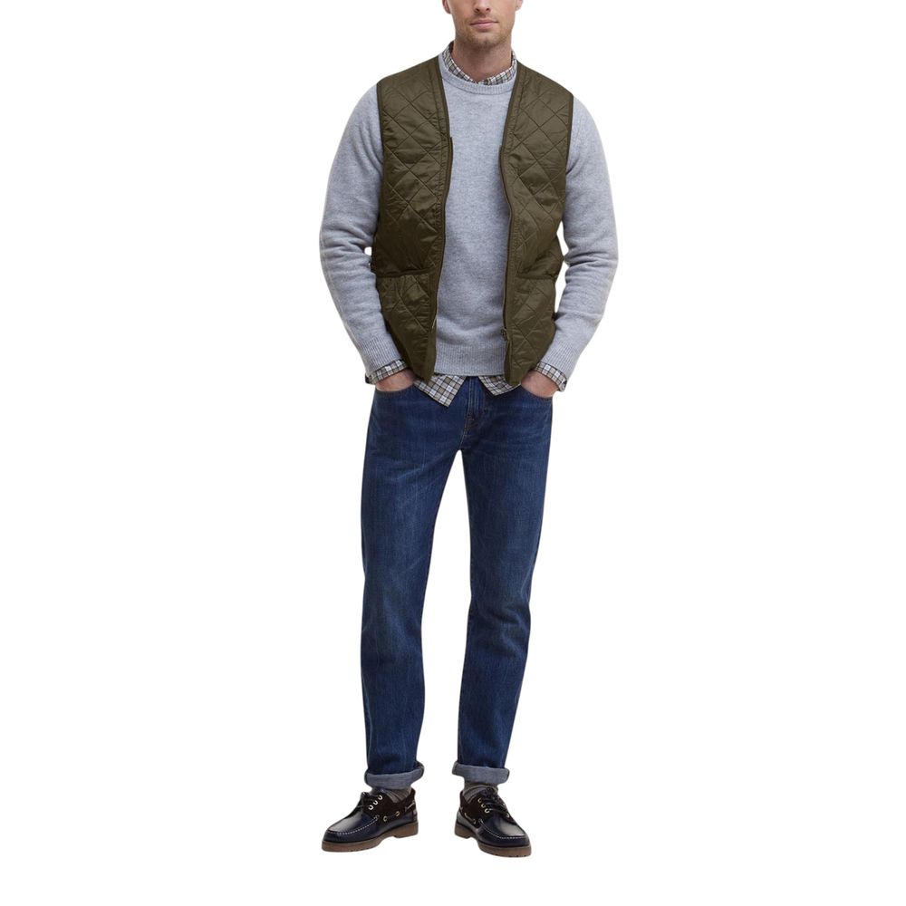 Gilet sans manches Barbour vert en polyamide