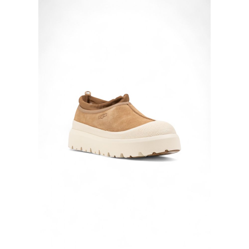 Zoccoli in pelle scamosciata beige UGG