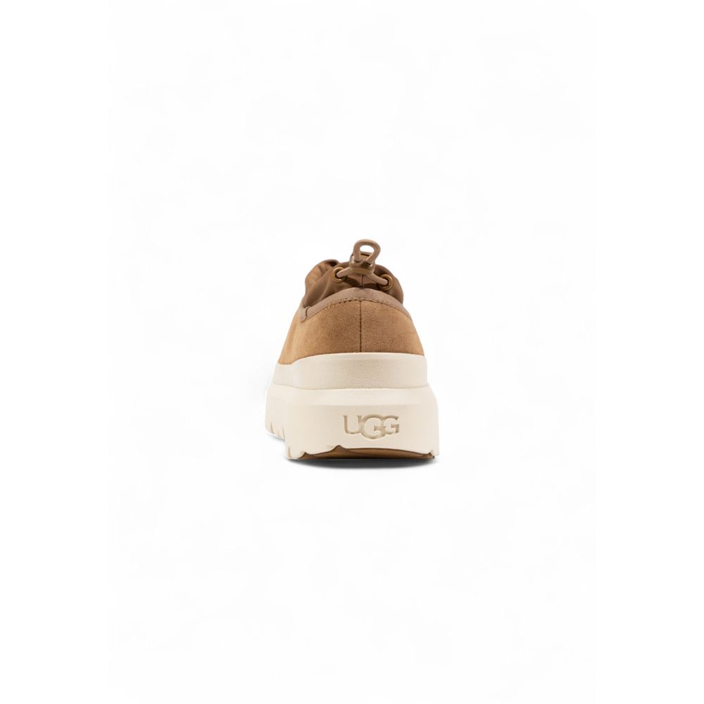 Zoccoli in pelle scamosciata beige UGG