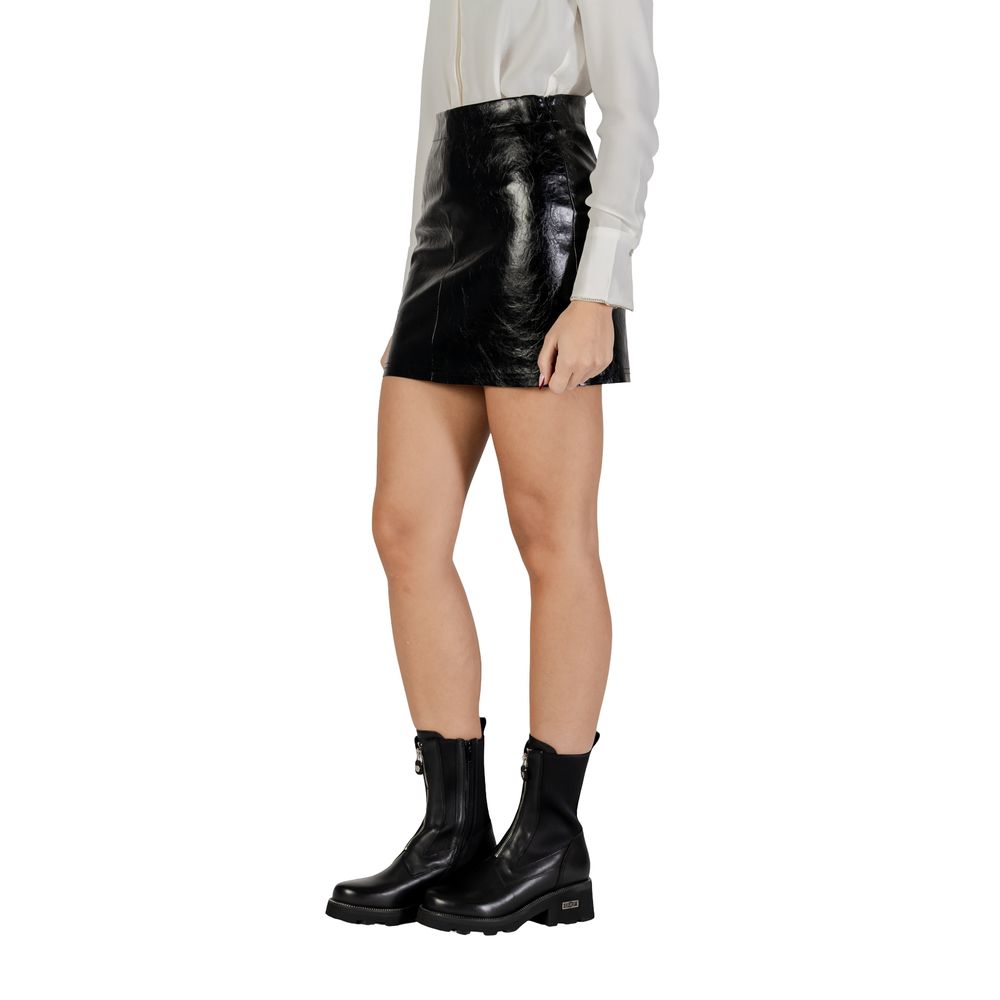 Jacqueline De Yong Mini-jupe noire en polyester