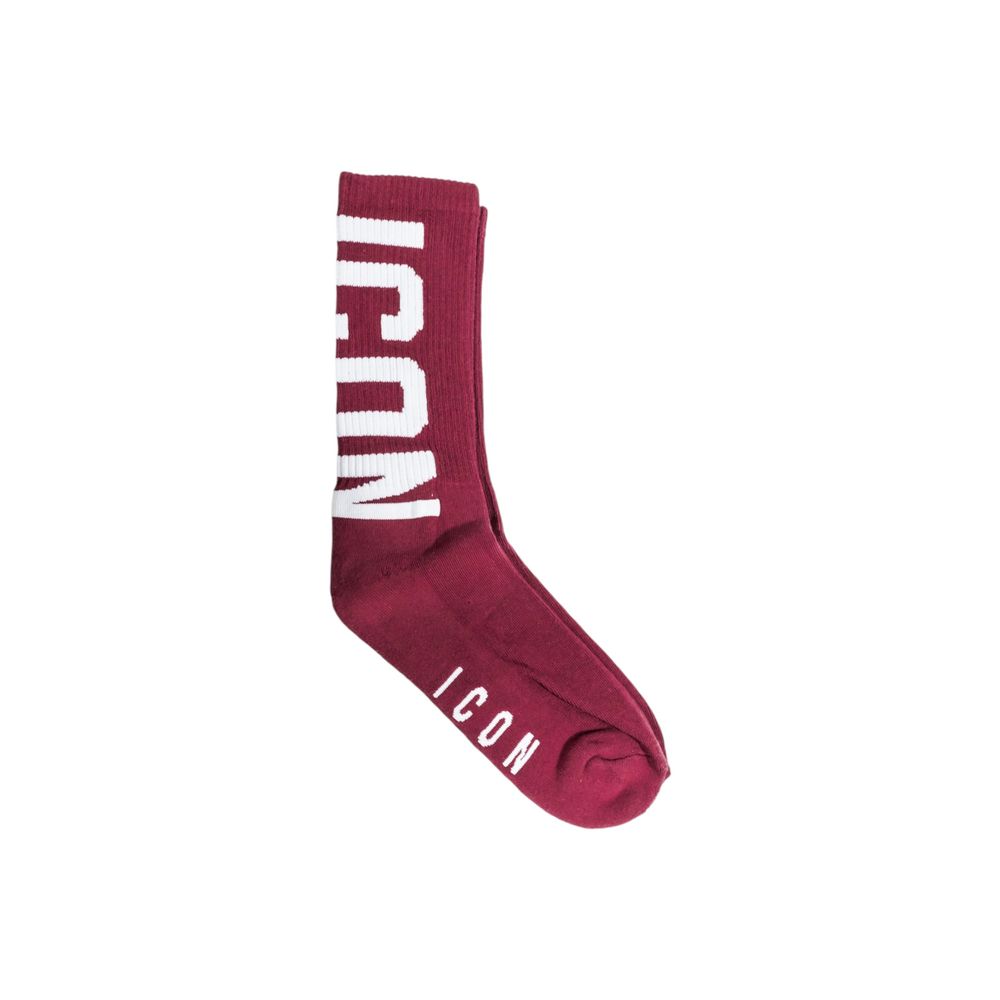 Calzini in cotone Icon Bordeaux