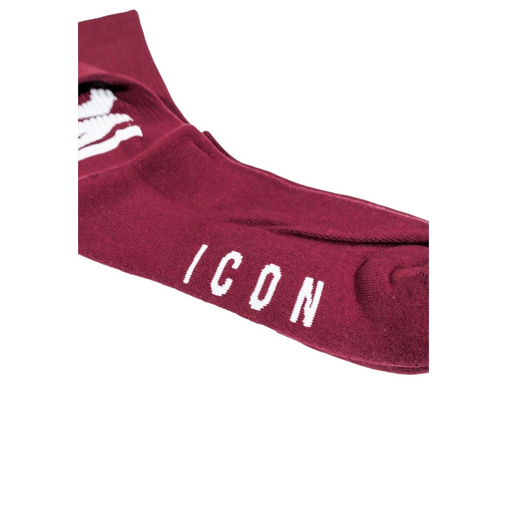 Calzini in cotone Icon Bordeaux