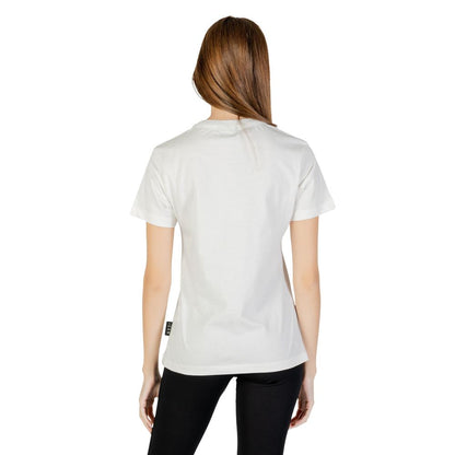 T-shirt Icona in cotone color crema