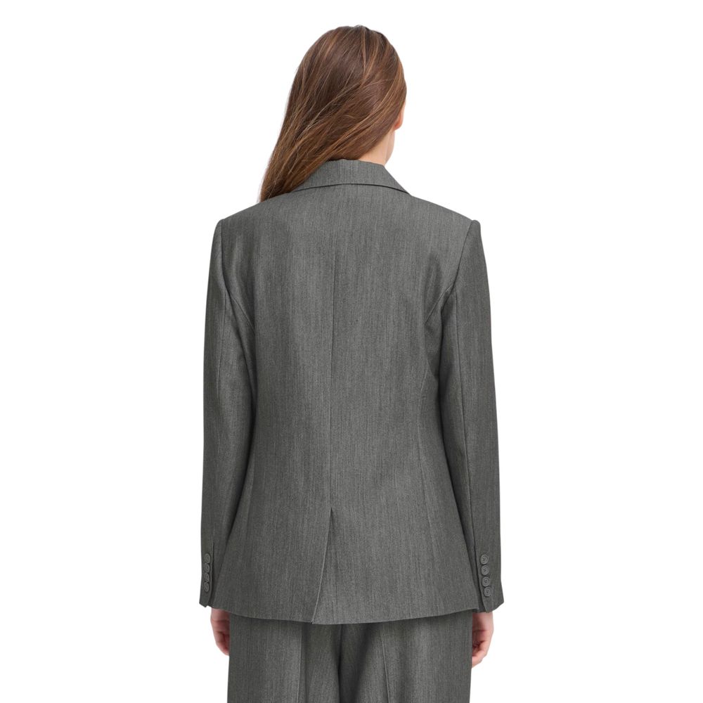 Blazer gris en polyester ICHI