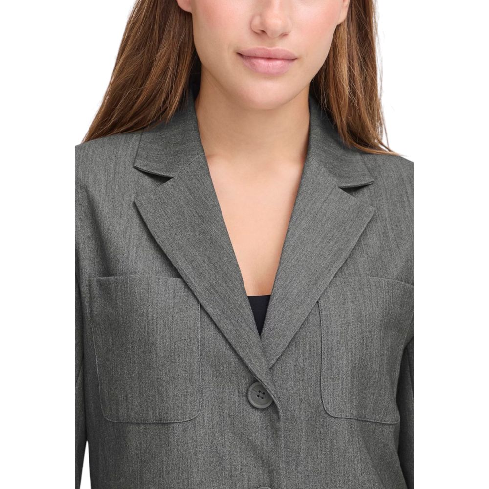 Blazer gris en polyester ICHI