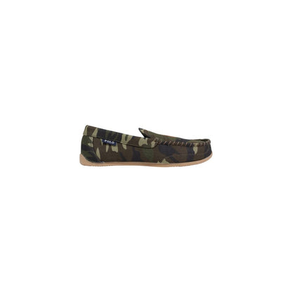 Pantofole Ralph Lauren in tessuto verde