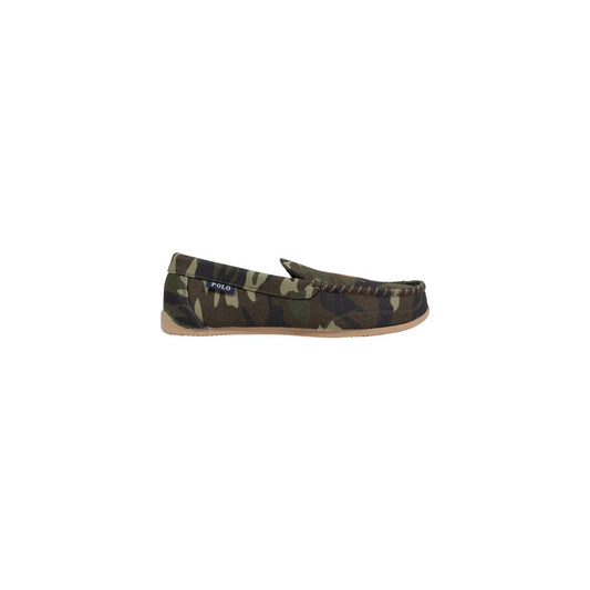 Pantofole Ralph Lauren in tessuto verde