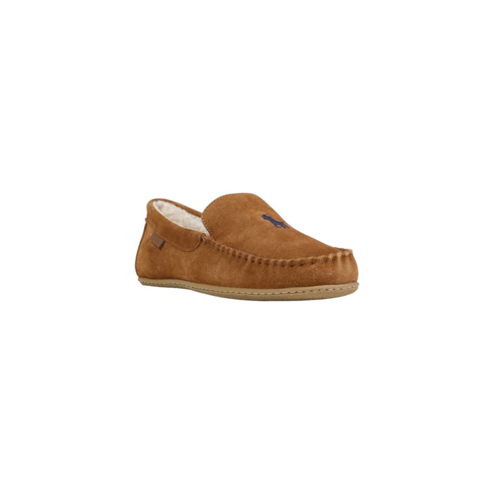 Ciabatte in camoscio marrone Ralph Lauren