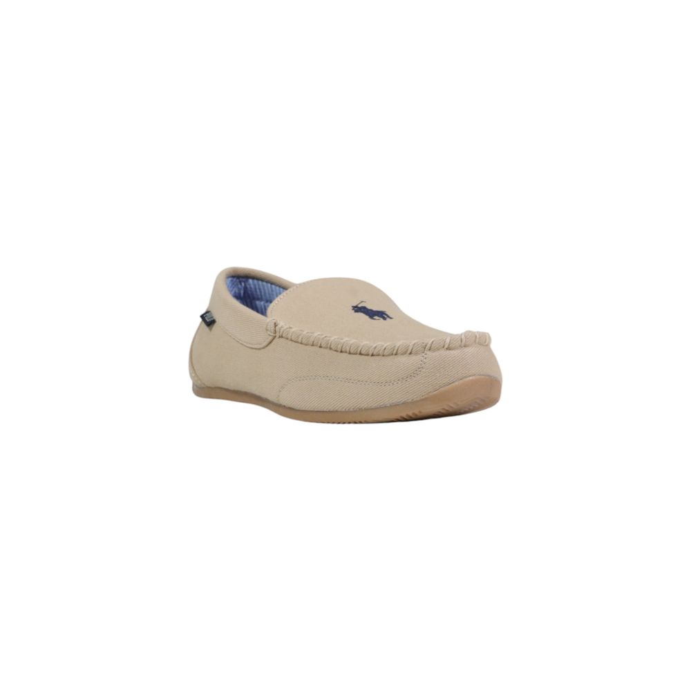 Pantofole in tessuto beige Ralph Lauren