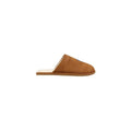 Charentaises en tissu marron Ralph Lauren