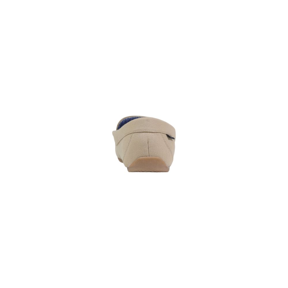 Pantofole in tessuto beige Ralph Lauren