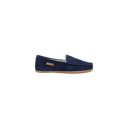 Mocassini in pelle scamosciata blu Ralph Lauren