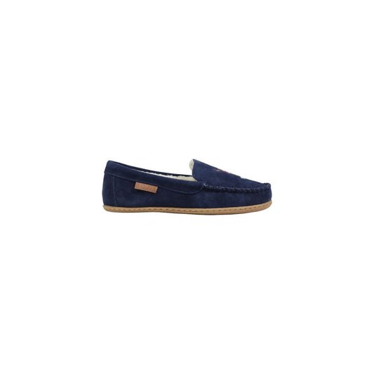 Mocassini in pelle scamosciata blu Ralph Lauren