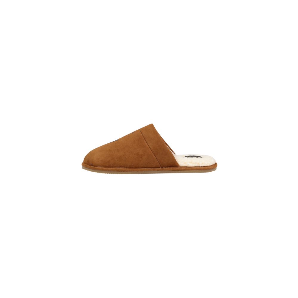 Ciabatte in Tessuto Marrone Ralph Lauren