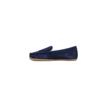 Mocassini in pelle scamosciata blu Ralph Lauren
