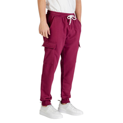 Jogger in cotone bordeaux Icon (Pantaloni da allenamento)