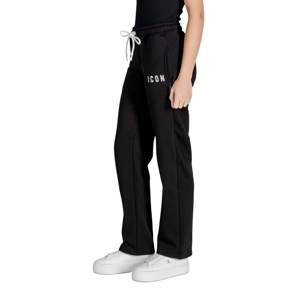 Pantalon de jogging en coton noir Icon (Pantalon de sport)