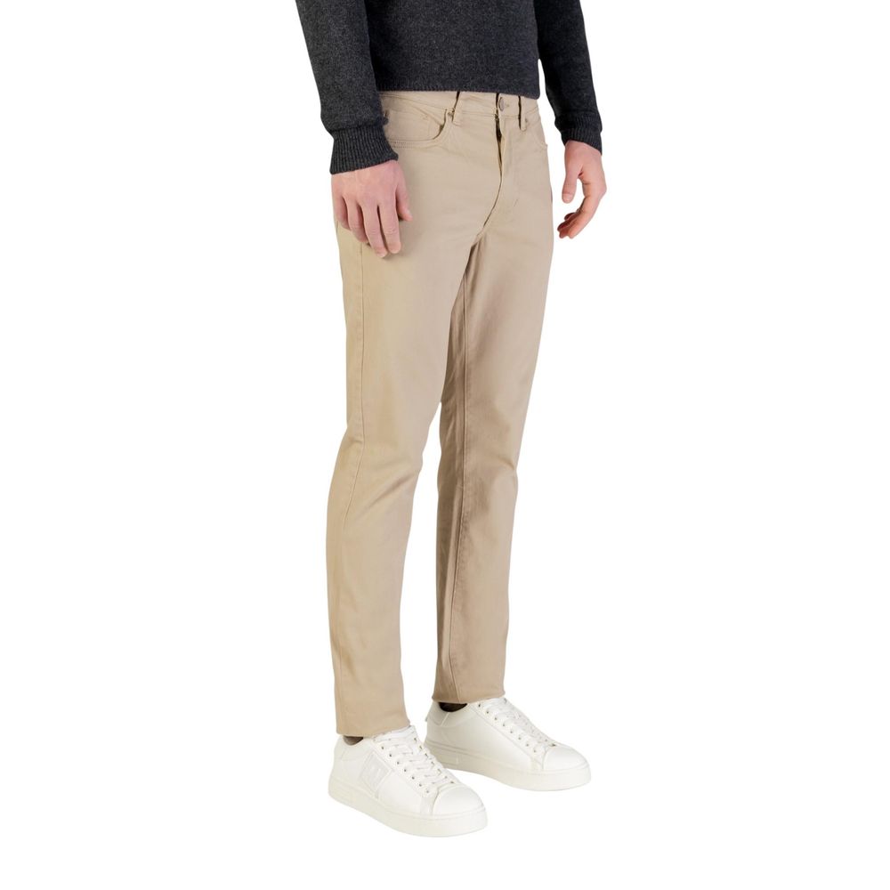 Pantalon skinny en coton beige Borghese