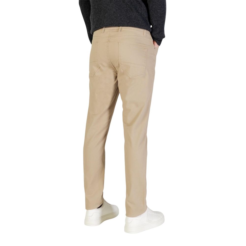 Pantalon skinny en coton beige Borghese