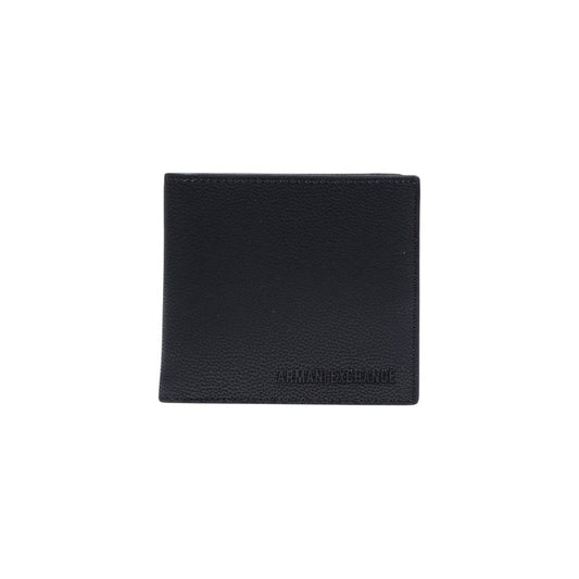 Portafoglio Armani Exchange in poliestere nero