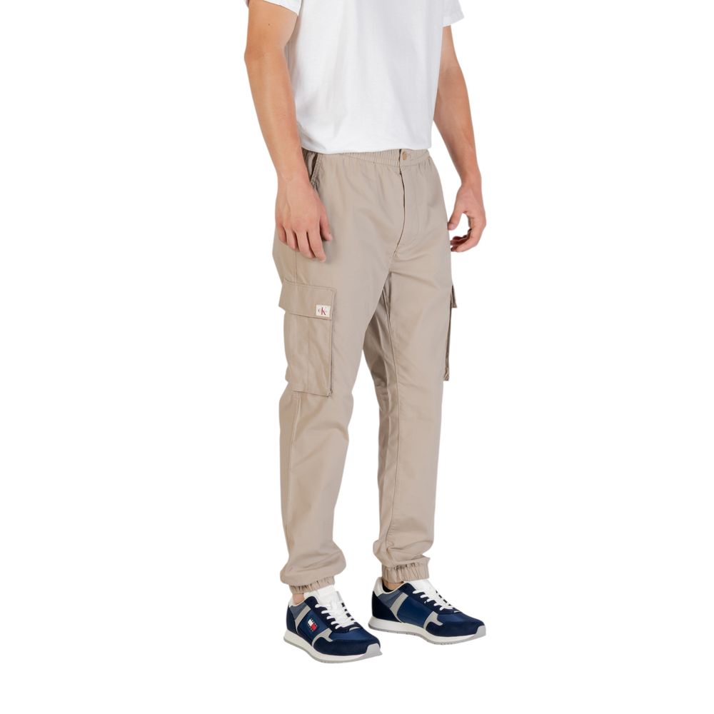 Pantalon cargo Calvin Klein Jeans en coton marron