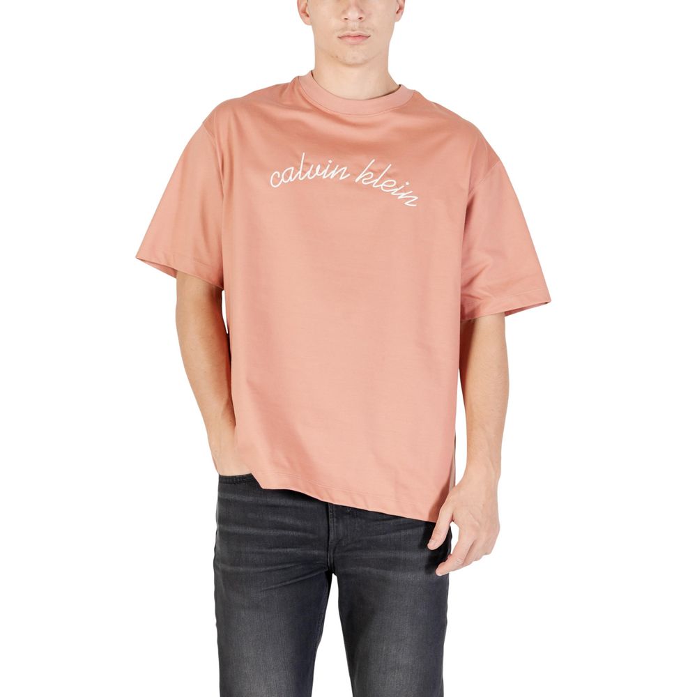 T-Shirt Calvin Klein Jeans Multicolor in Cotone