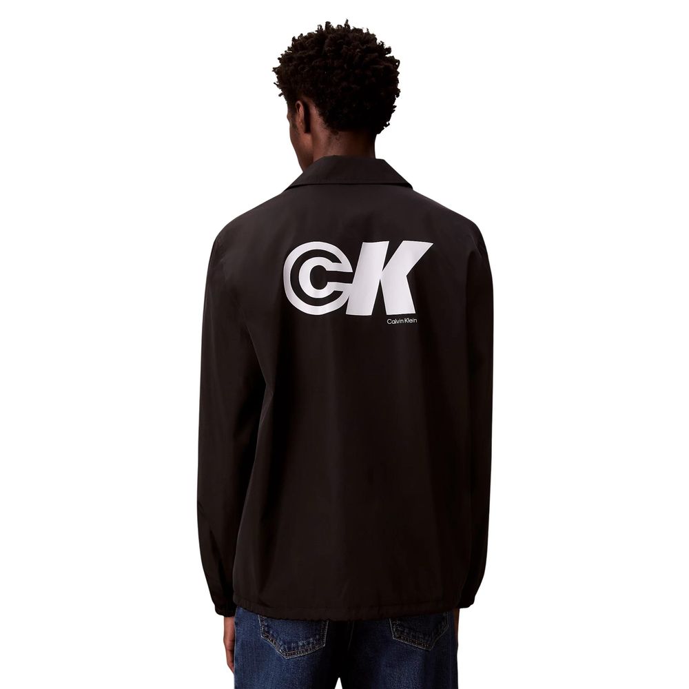 Giacca Calvin Klein Jeans Nera in Poliestere