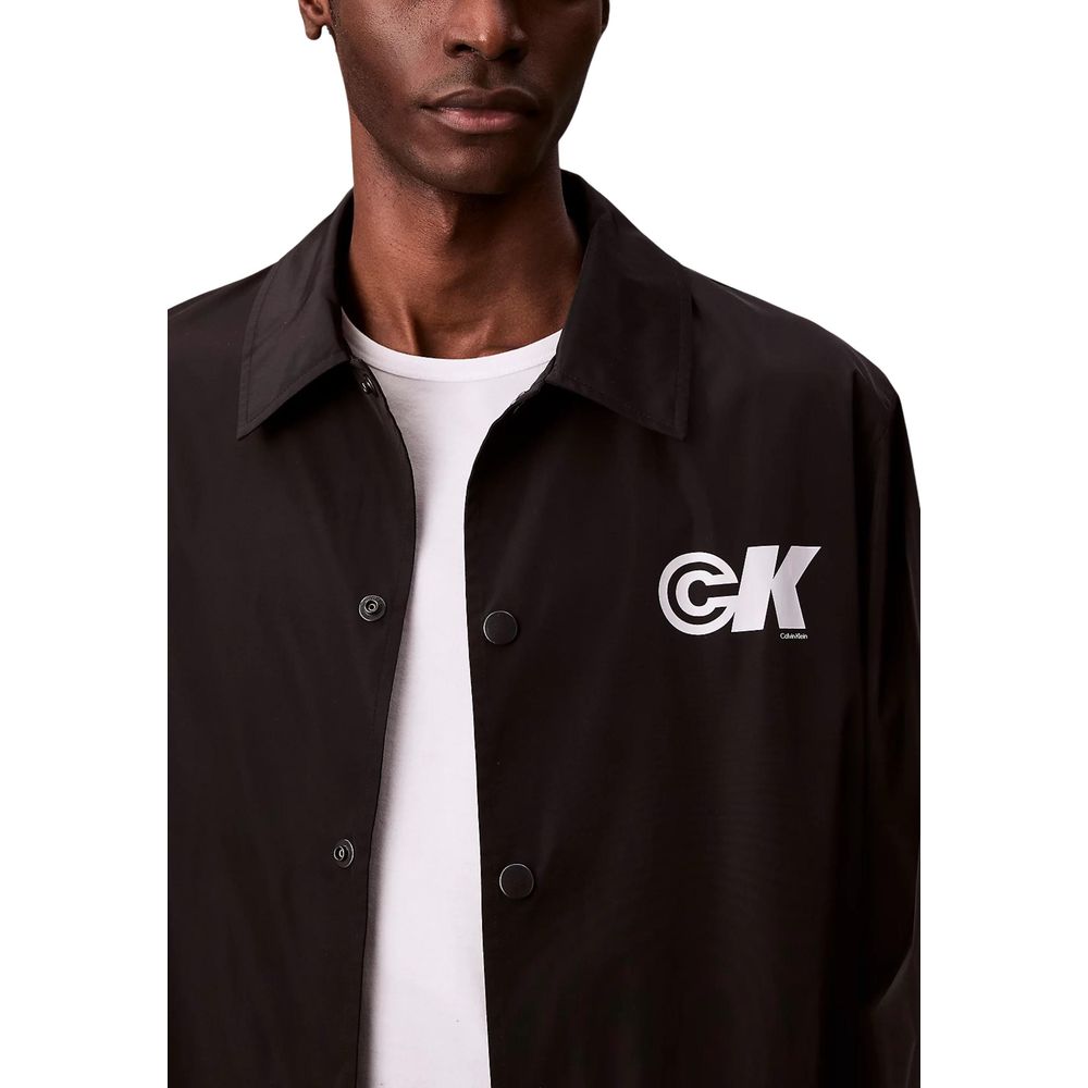 Giacca Calvin Klein Jeans Nera in Poliestere