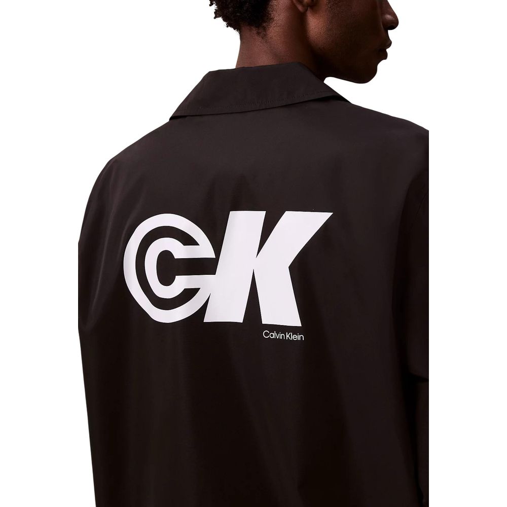 Giacca Calvin Klein Jeans Nera in Poliestere