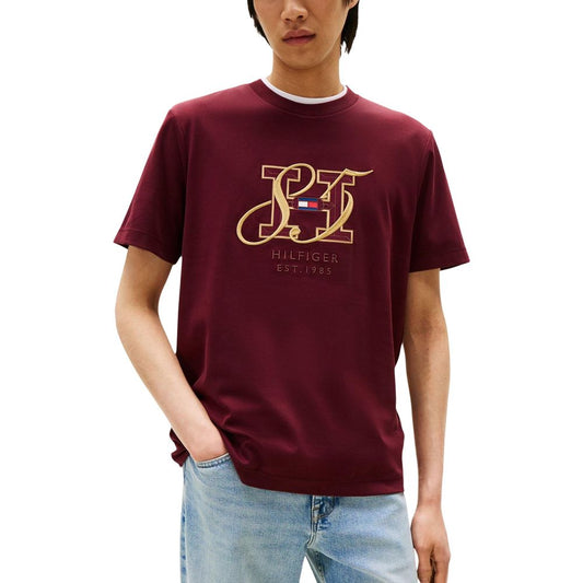 Abbigliamento sportivo Tommy Hilfiger in cotone bordeaux
