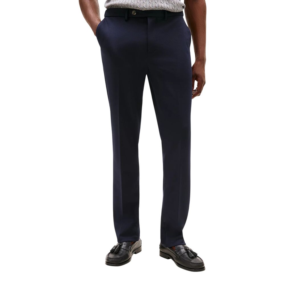 Pantalon de costume Tommy Hilfiger bleu en polyester recyclé