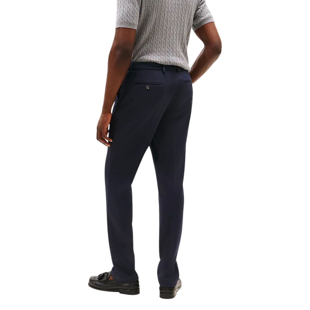Pantalon de costume Tommy Hilfiger bleu en polyester recyclé