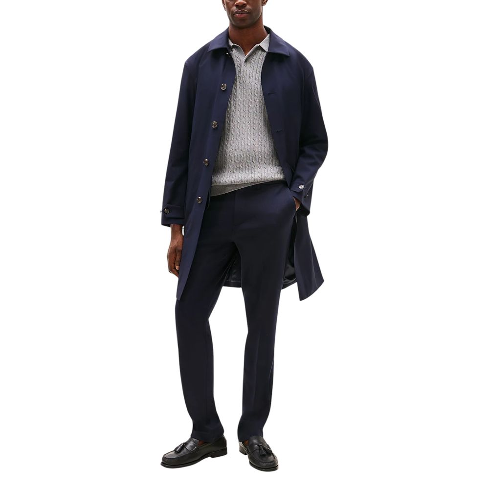 Pantalon de costume Tommy Hilfiger bleu en polyester recyclé