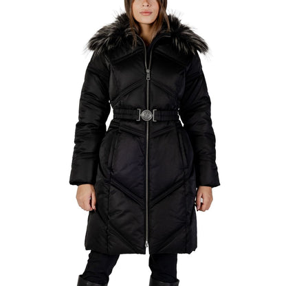 Guess Cappotto Nero in Cotone