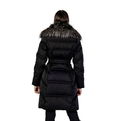 Guess Cappotto Nero in Cotone