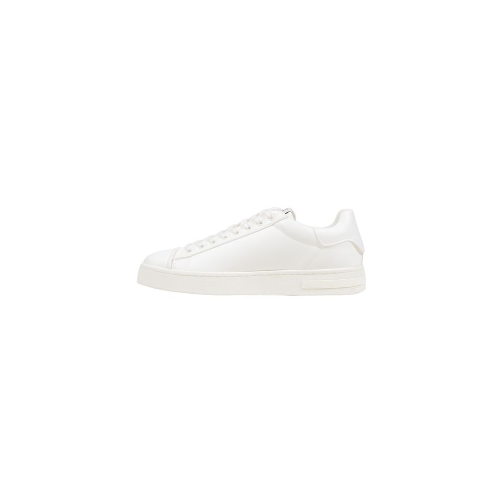 Baskets basses Armani Exchange blanches en polyester
