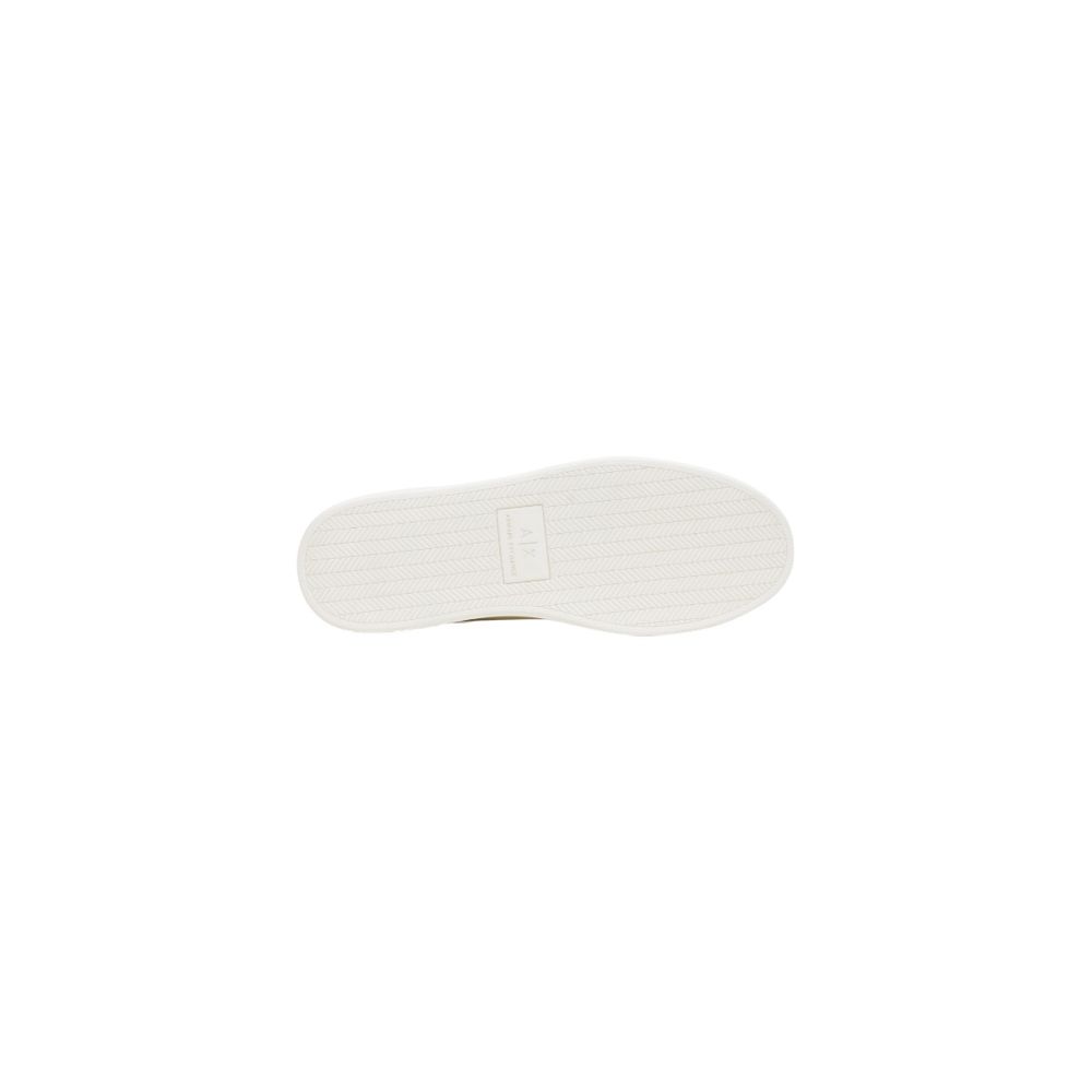 Baskets basses Armani Exchange blanches en polyester